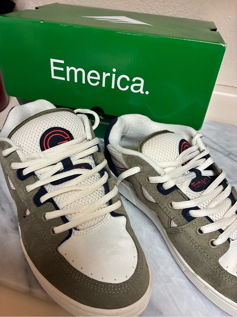 Emerica Marc Johnson Low-Top Skate Shoes